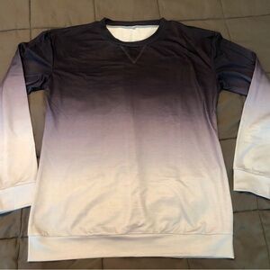 💕 Women’s ombre, long sleeve shirt, sz Small